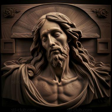 3D model st jesus (STL)